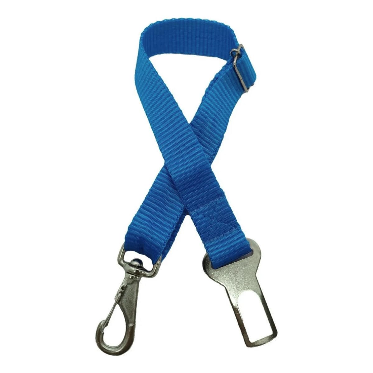 Cinto De Segurança Pet Cachorro Gato Universal Veicular Ajustável Regulável Viagem Segura Até 35kg TáNaTela (Azul)