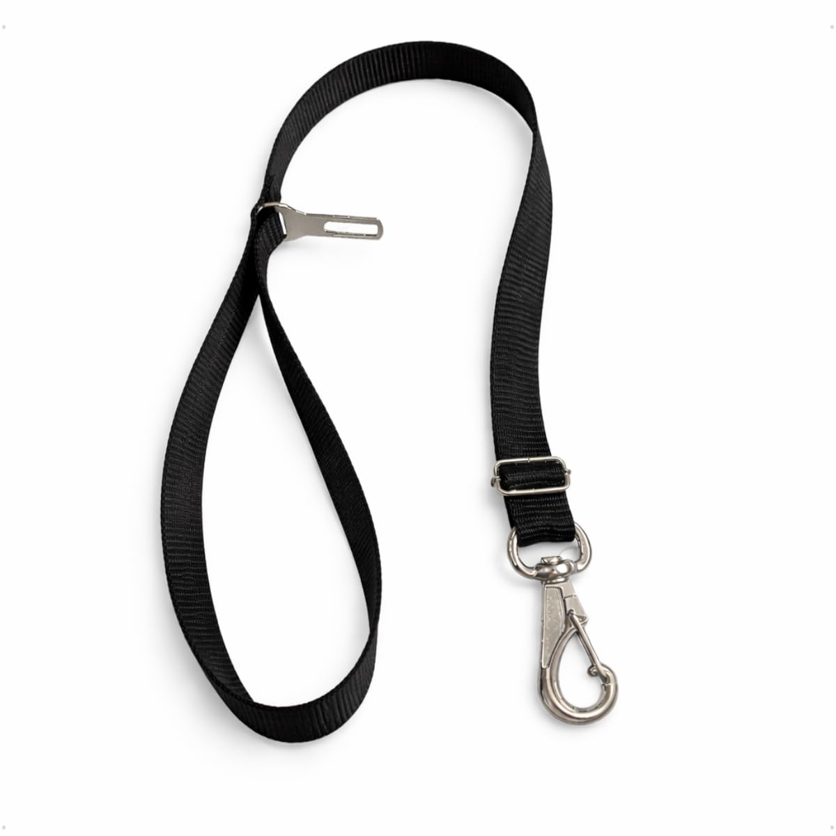 TáNATELA Guia Cinto de Segurança Pet para Carro Ajustável até 35kg | Cinto Veicular com Guia para Cachorro e Gato, Nylon Reforçado, Encaixe Universal Regulável para Viagem (Preto)