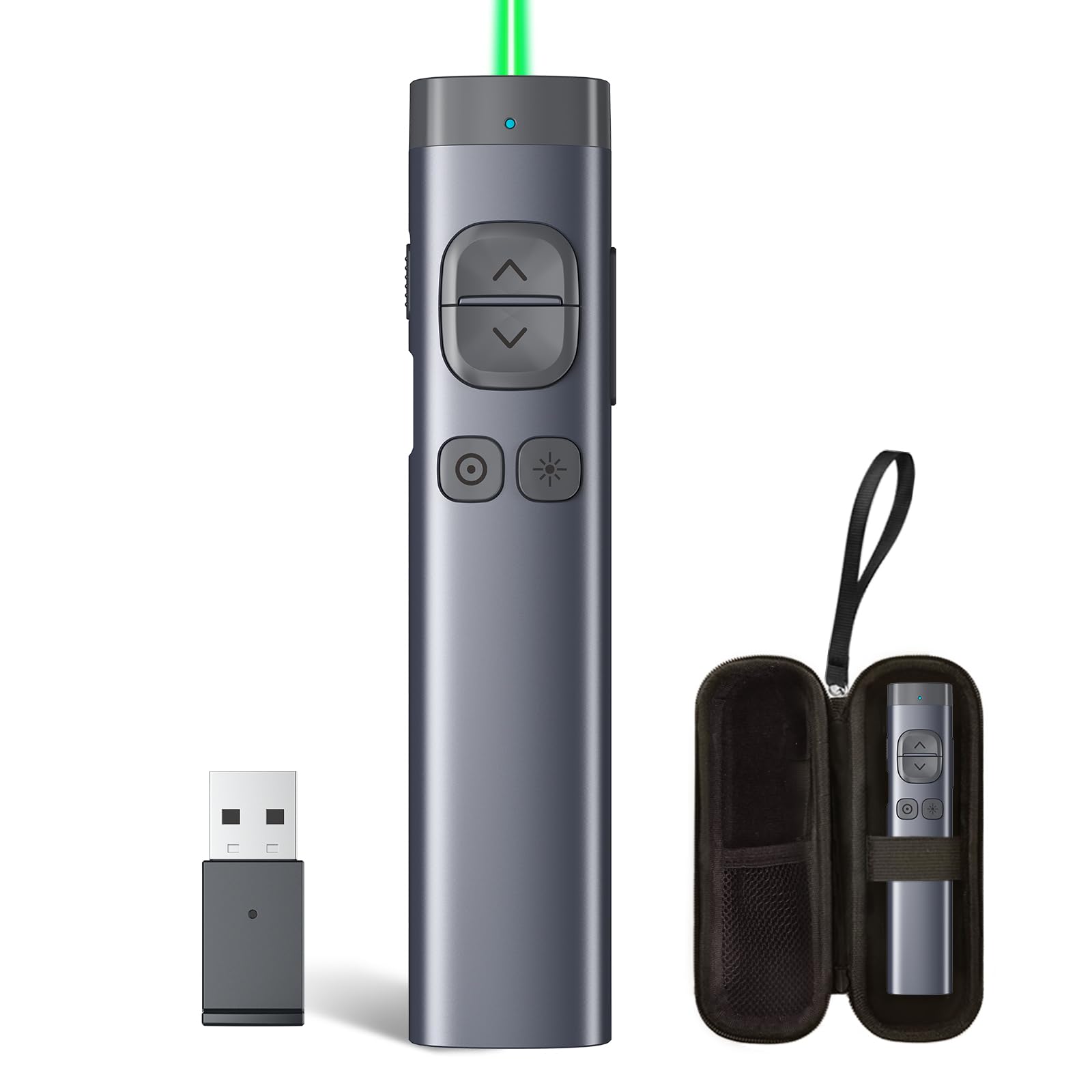 NORWII Clicker de apresentação de tela de TV N97s para apresentações em powerpoint, clique powerpoint, apresentação remota, apresentador sem fio Bluetooth, ponteiro digital para tela de TV