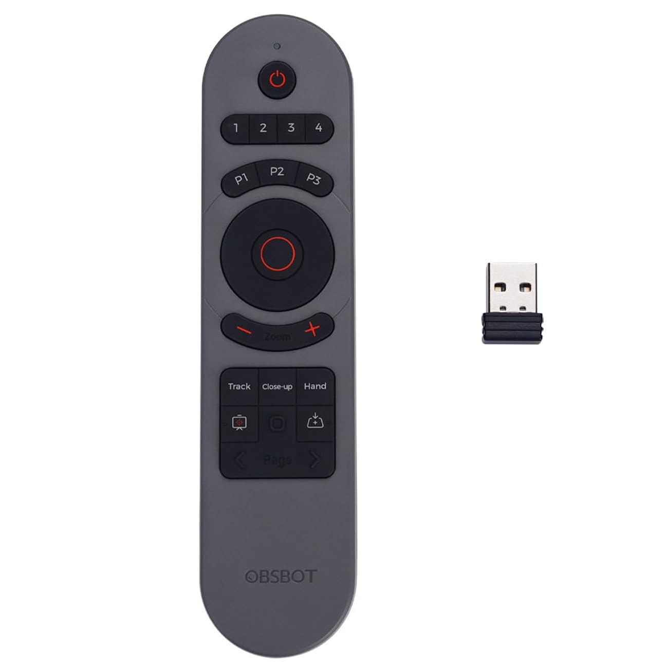 Controle Remoto Tiny 2,para Tiny2/lite/tiny2 4k/1080p,conexão sem fio via receptor USB, combinação de controle remoto e clicker para apresentações
