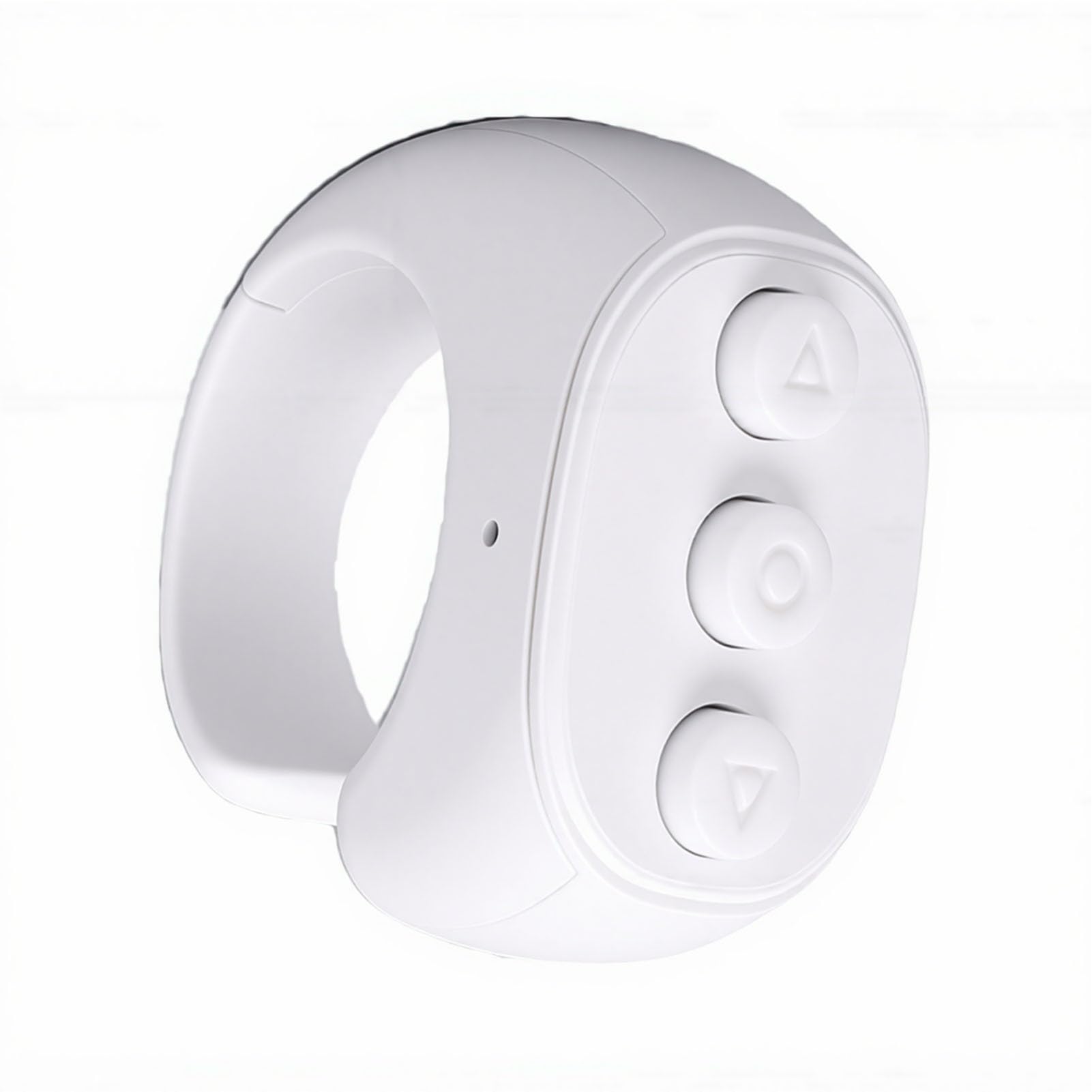 Ycauty Page Turner Controlo remoto compacto recarregável Bluetooth Clicker para leitor grande experiência (branco)