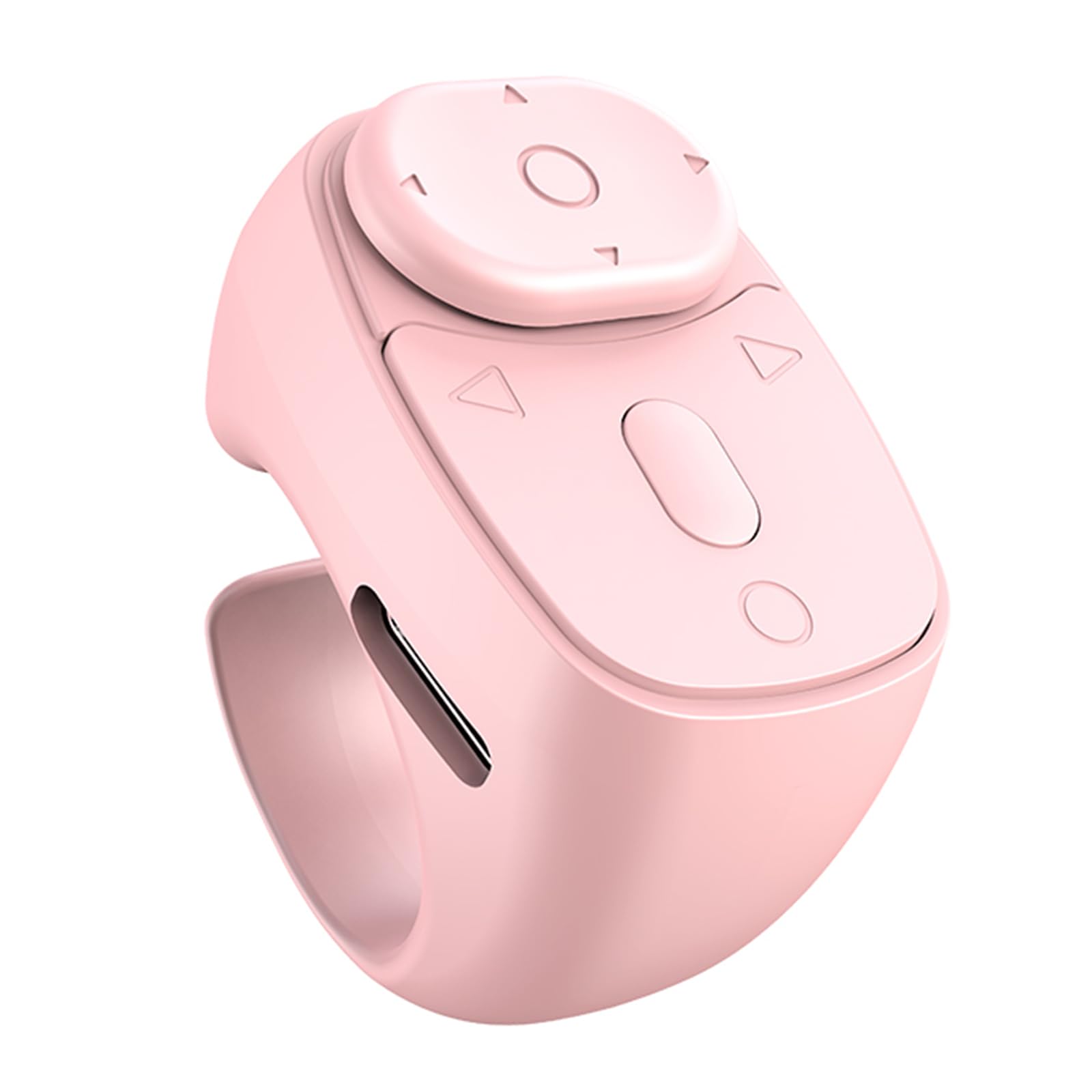 Generic BT Controlador de celular para Android, iPhone, iPad, tablets, sem fio, roller, girador de página, clicker recarregável para transmissão de vídeo, fotografia e música