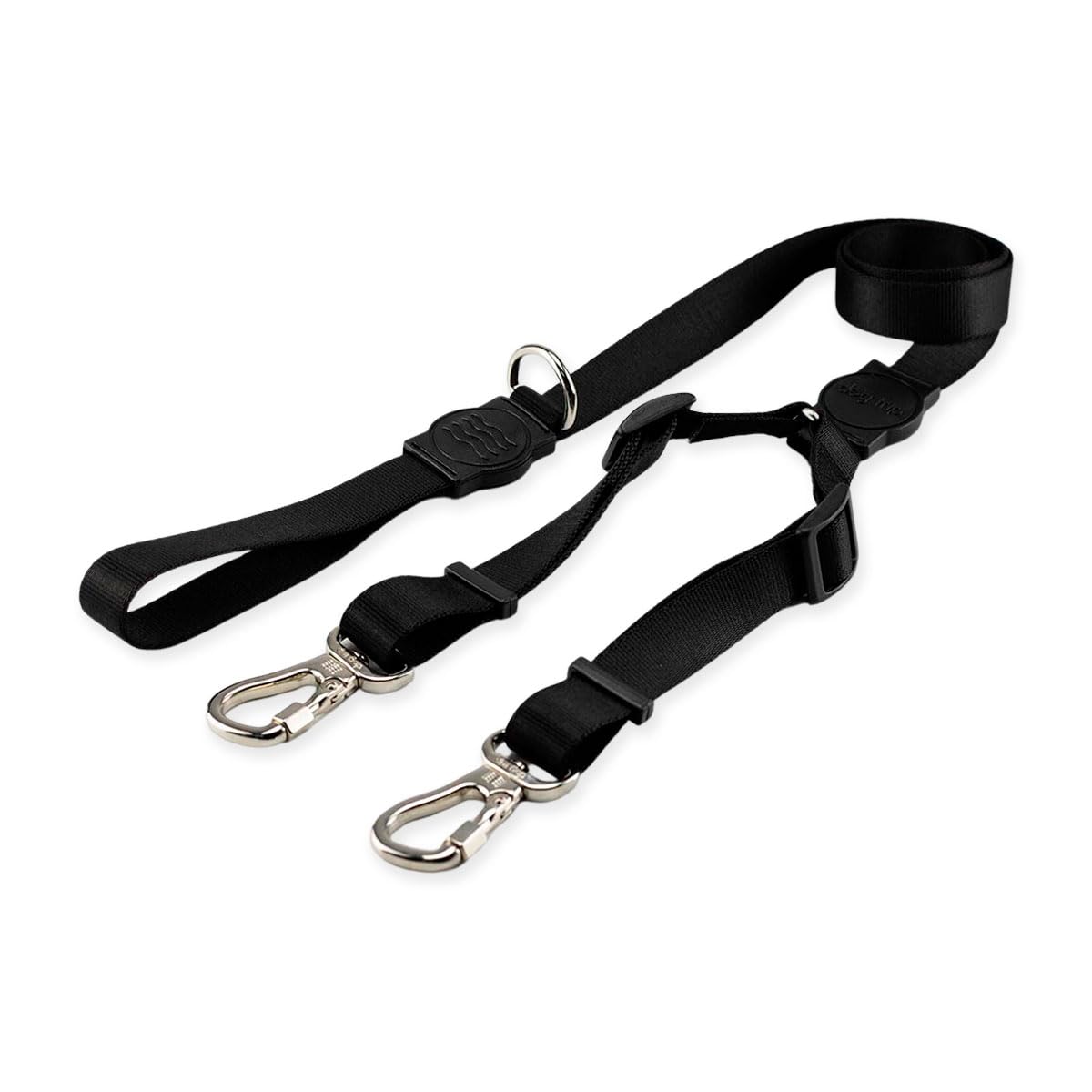 Dog Trip Brasil Coleira Guia Dupla Para Cães Cachorro Adestramento Passeio Tamanho Porte Grande Médio Pequeno (G, Kona)