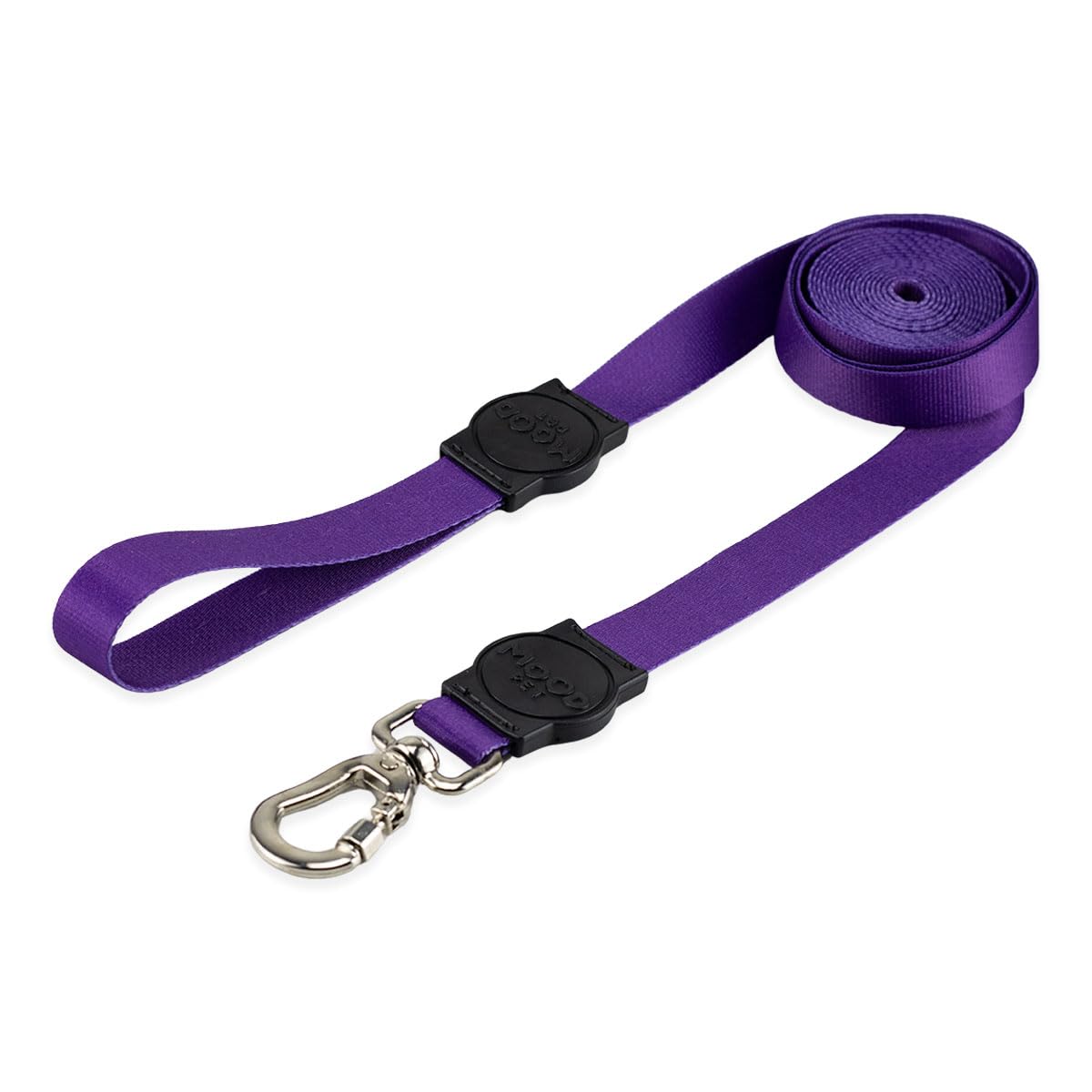 Coleira Guia 5 Metros Para Cães Cachorro Adestramento Passeio Porte Grande Médio Pequeno (Purple, M)
