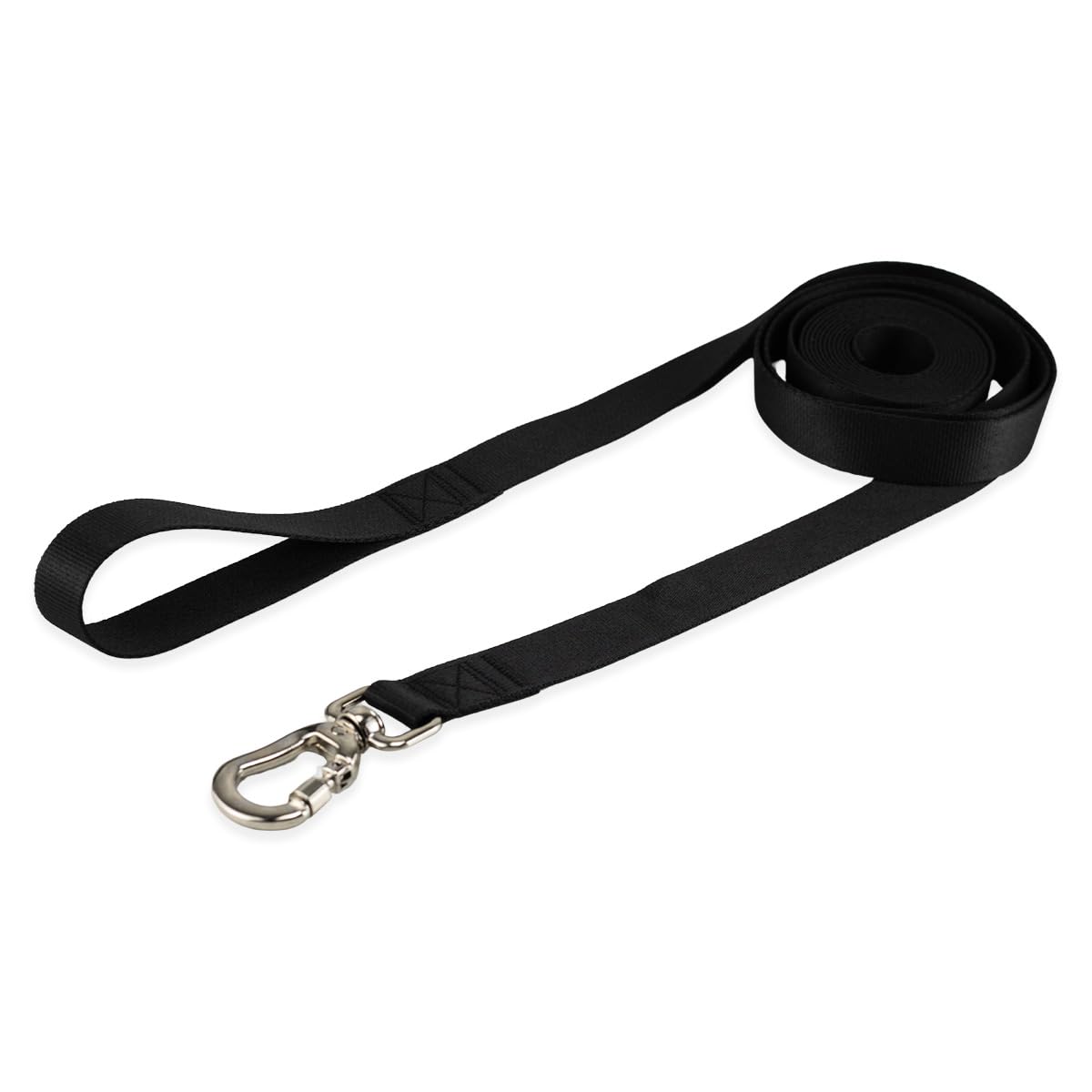 Basic Pet Coleira Guia 5 Metros Para Cães Cachorro Adestramento Passeio Porte Grande Médio Pequeno (Preto, M)
