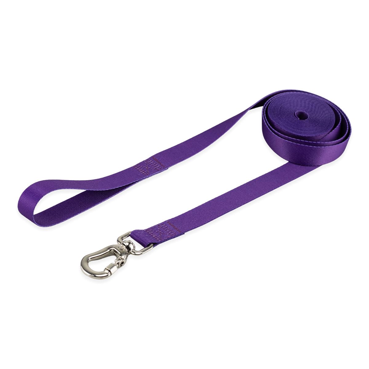 Basic Pet Coleira Guia 10 Metros Para Cães Cachorro Adestramento Passeio Porte Grande Médio Pequeno (Roxo, M)
