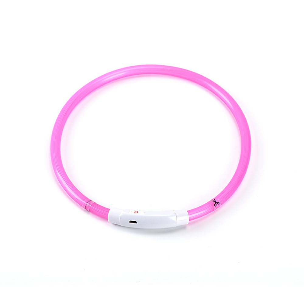 do dower Tipo COLEIRAS Cutomizado Não Coleira USB para Cachorro Luminosa de PVC com 3 Modos Iluminação Colar Iluminado Ajustável Pets Passeios Noturnos Ocasiões Festivas