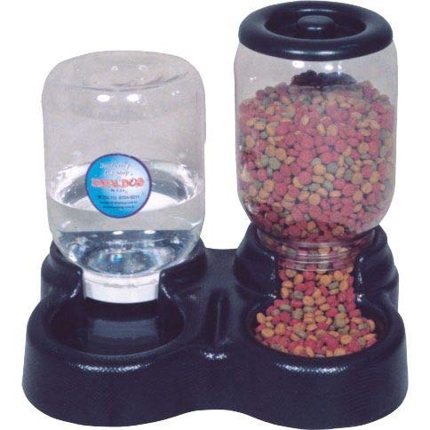 Alimentador Duplo Automático Para Cães Pequeno - 3 Kg/1 5 L
