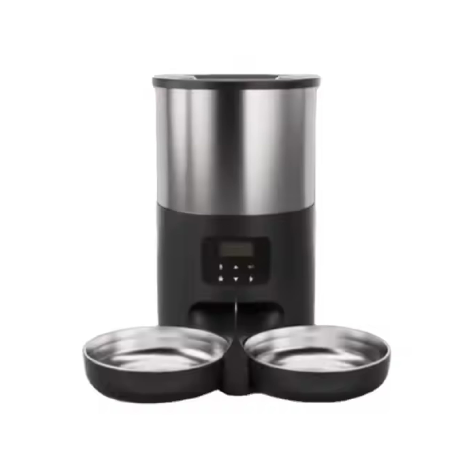 Alimentador Automático 5L Duplo PETYC WiFi Dispensador Inteligente para Gatos e Cães Controle via App