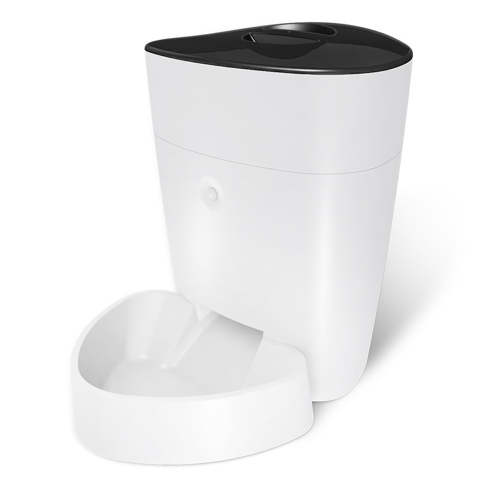 Alimentador Automático para Gatos Pets 5G WiFi com Controle via APP Cães Comida Seca de 4L Alarmes Bloqueio Alimento Baixo