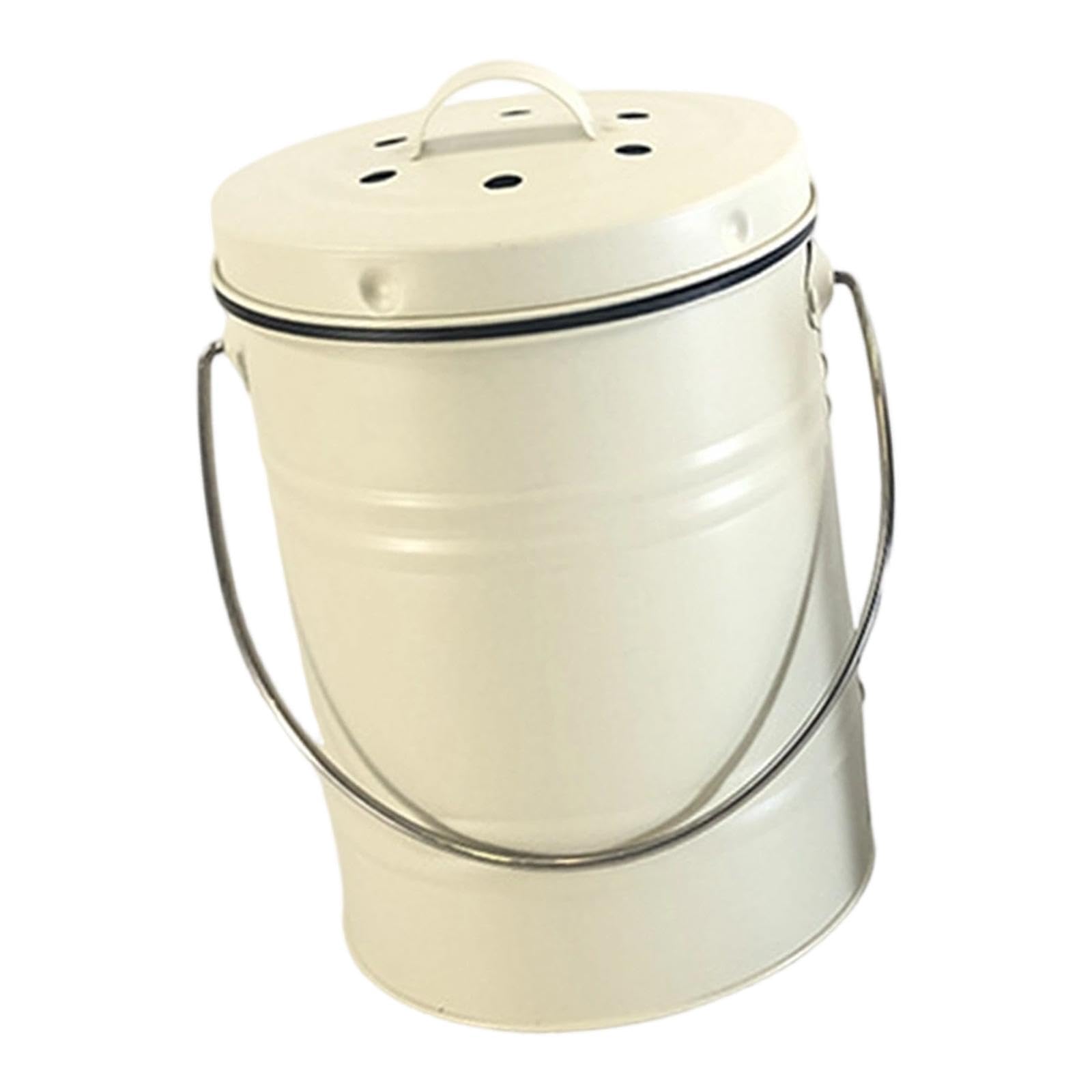 Composteira de cozinha, recipiente de compostagem selado, portátil, 3L, balde de compostagem para reciclagem de resíduos, para pomar,