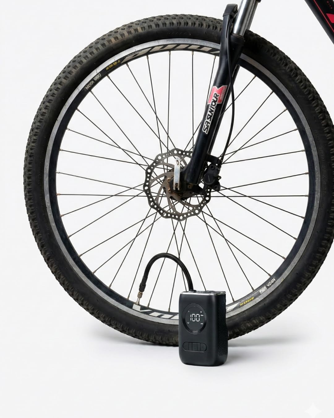 Calibrador Compressor de Ar Portátil Mini Bomba Elétrica 150 PSI - Digital Recarregável para Carro, Moto, Bicicleta, Bike Elétrica, Patinete e Bolas - Bateria Potente, Parada Automática e Luz LED