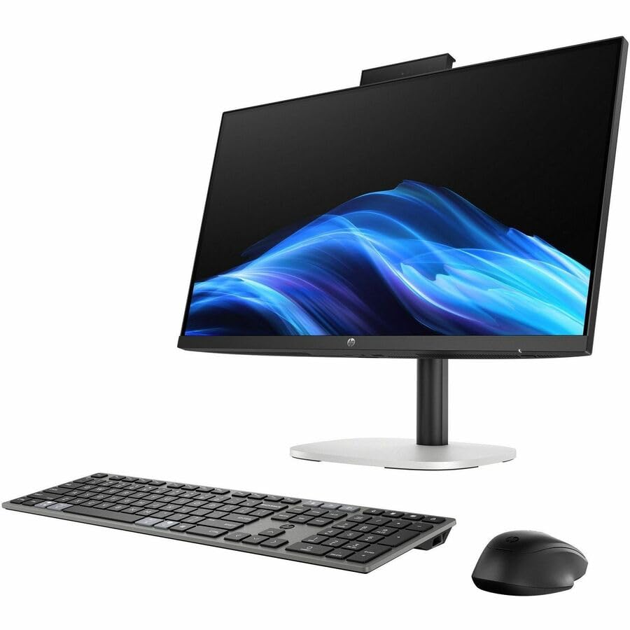 HP Computador desktop ProStudio 4 AiO G1i All-in-One - Intel Core Ultra 5 235 - Tecnologia vPro - 32 GB RAM - SSD PCI Express NVMe de 512 GB - Full HD de 23,8 polegadas - Chip Intel Q870-1920 x 1080