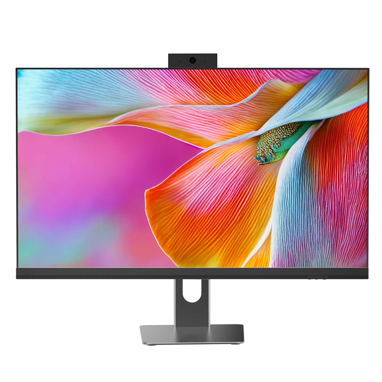 Computador Desktop All-in-One Full HD de 24 polegadas, CPU i5, 8 GB de RAM, SSD de 256 GB, tela 1920 x 1080, webcam de proteção de privacidade, WiFi 6 + BT 5.3, Win11 Home, preto (i5 CPU +