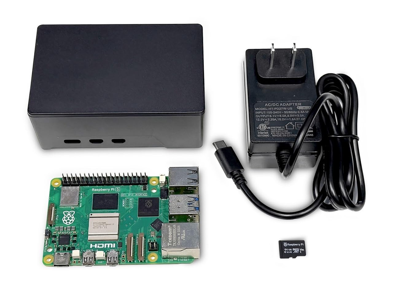 PiShop Kit Econômico Raspberry Pi 5 (4 Gb)