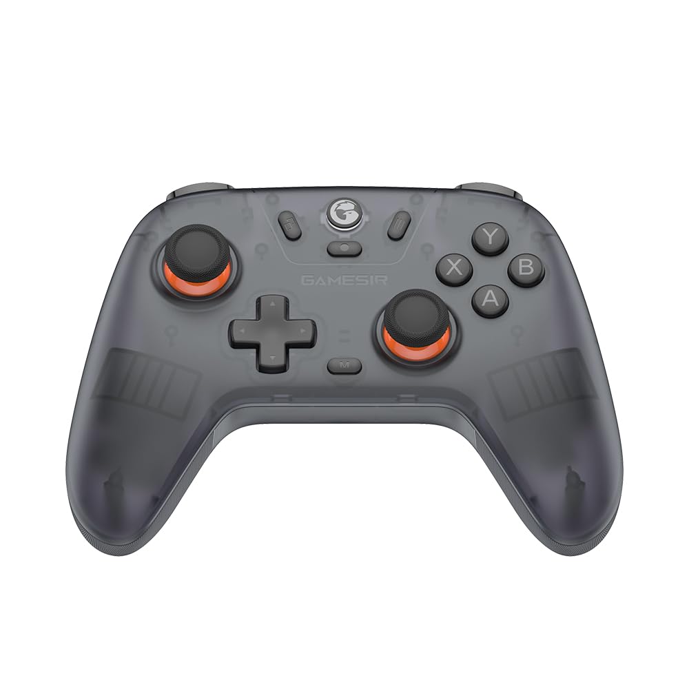 GameSir Nova Lite Controle Bluetooth e Sem Fio 2.4G para PC Windows, Celular Android iPhone, Nintendo Switch e Steam Deck, Gamepad com Hall Effect Anti-Drift, Turbo, Vibração, Dongle USB - Preto