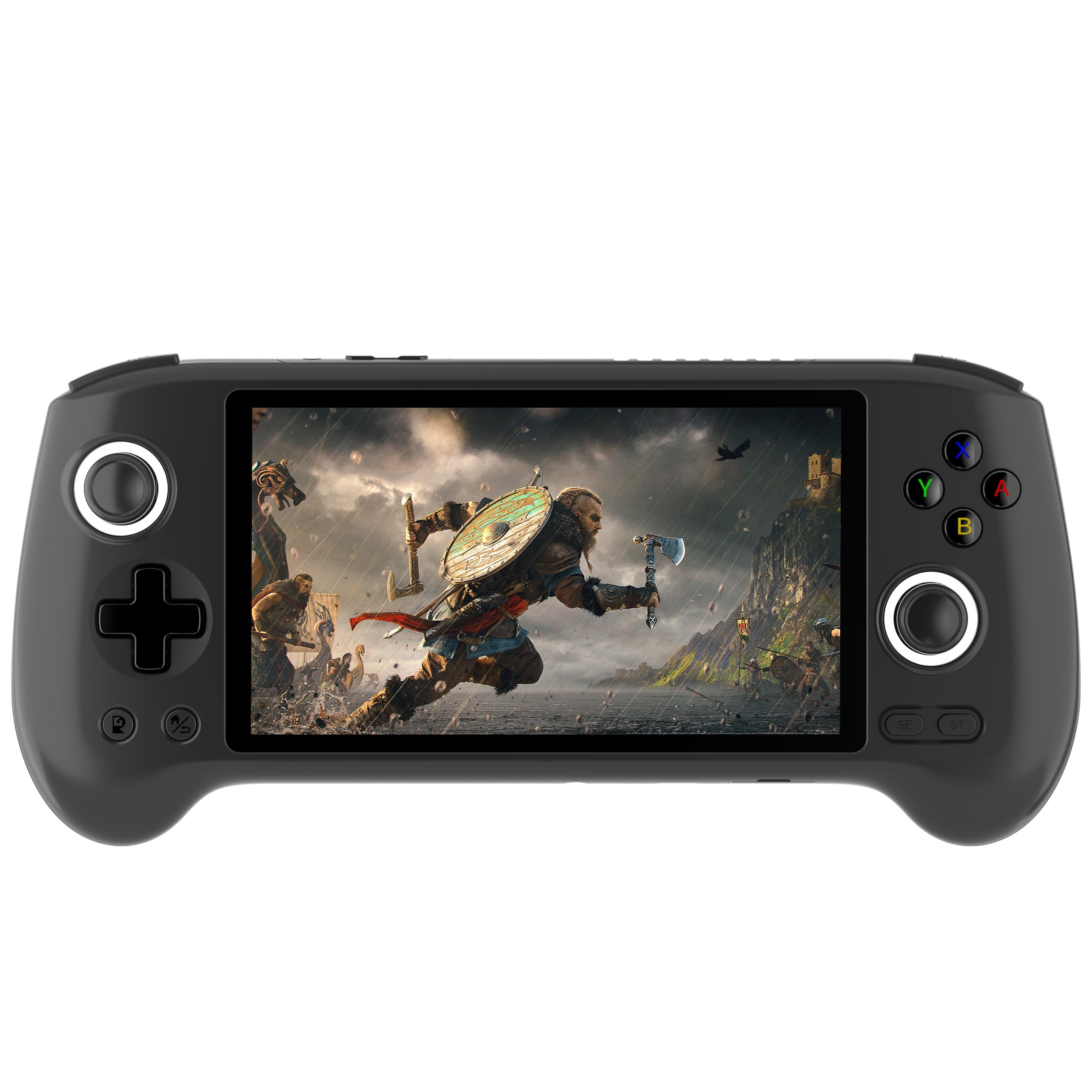 Console de jogos portátil retrô RG556, tela AMOLED sensível ao toque de 5,5 polegadas, Unisoc T820, Android 13, jogos pré-instalados, 8 GB, LPDDR4X, 128 GB + 256 G, cartão SD, WiFi, reprodutor de