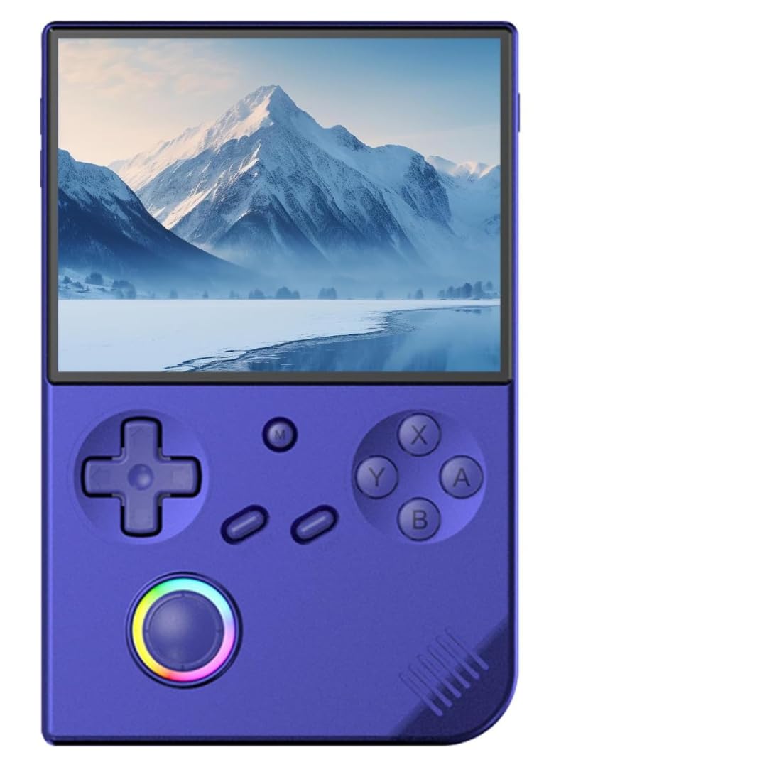 Console Portátil Retrô - Sistema Linux com Tela IPS de 4" - 5G - WiFi - Rg40Xx-V (Azul) | Console Portátil Retrô
