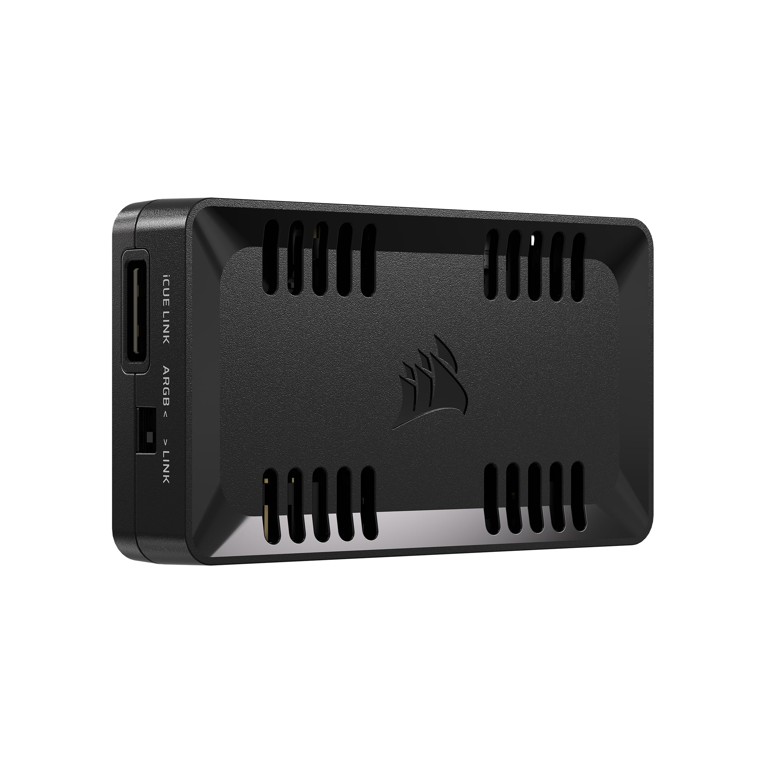 CORSAIR Controlador de ventilador COMMANDER DUO iCUE LINK RGB e PWM ARGB – Controle 12 ventiladores PWM em cadeia em série, dois sensores de temperatura flexíveis incluídos – Preto