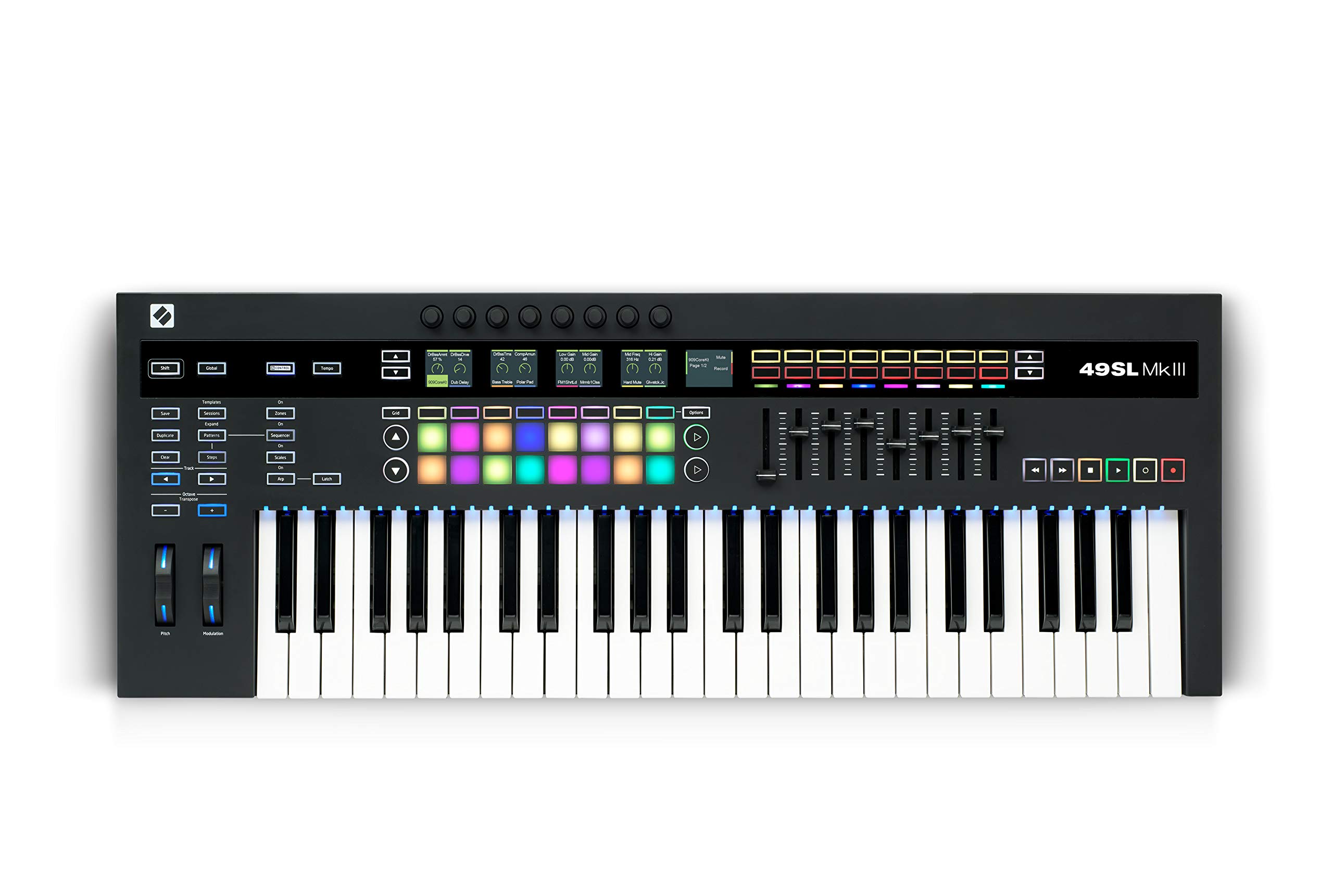 Teclado Controlador Novation Sl Mk3-49 Usb/midi 49 Teclas Semipesadas