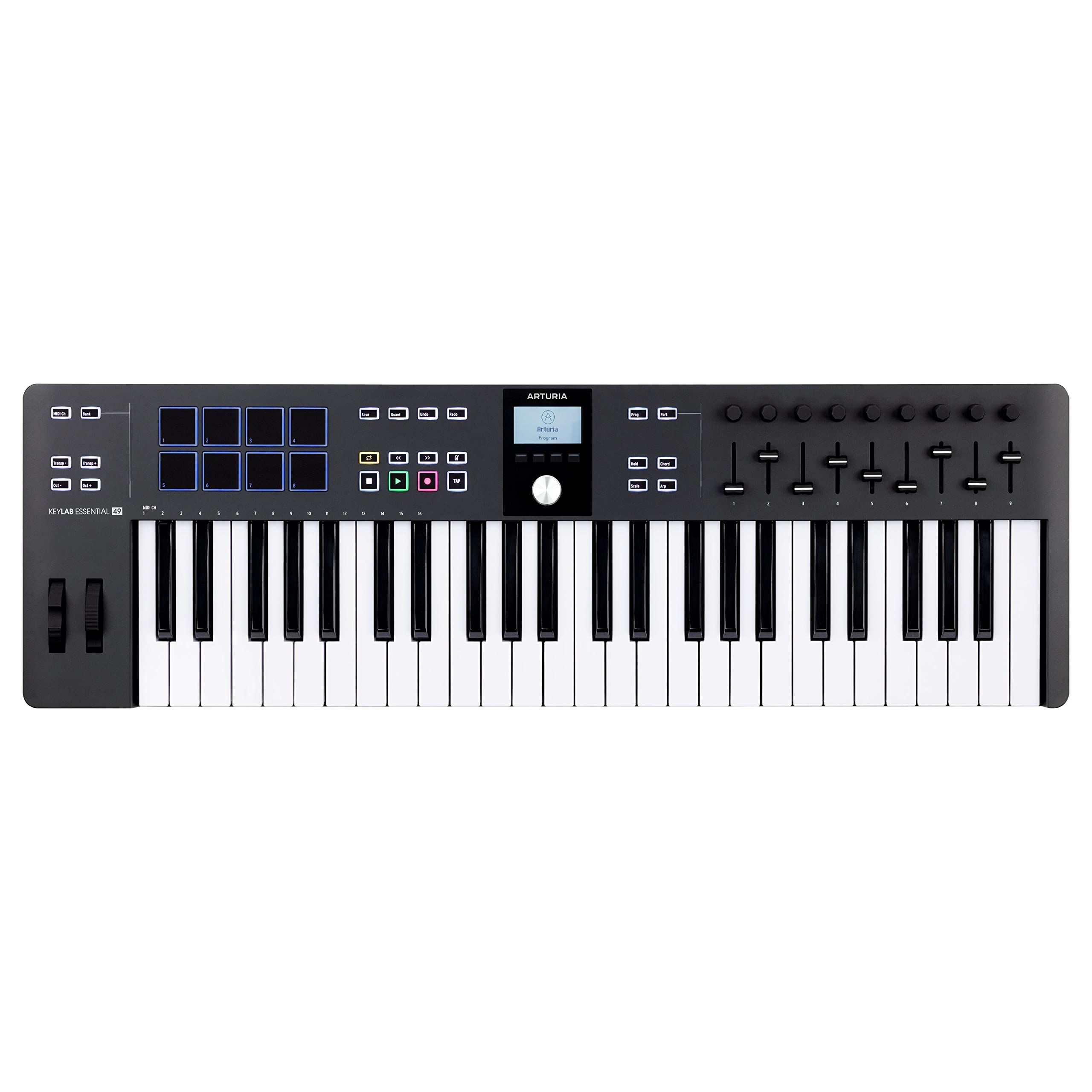 Teclado Controlador Arturia Keylab Essential 49 Mk3 Black Edition