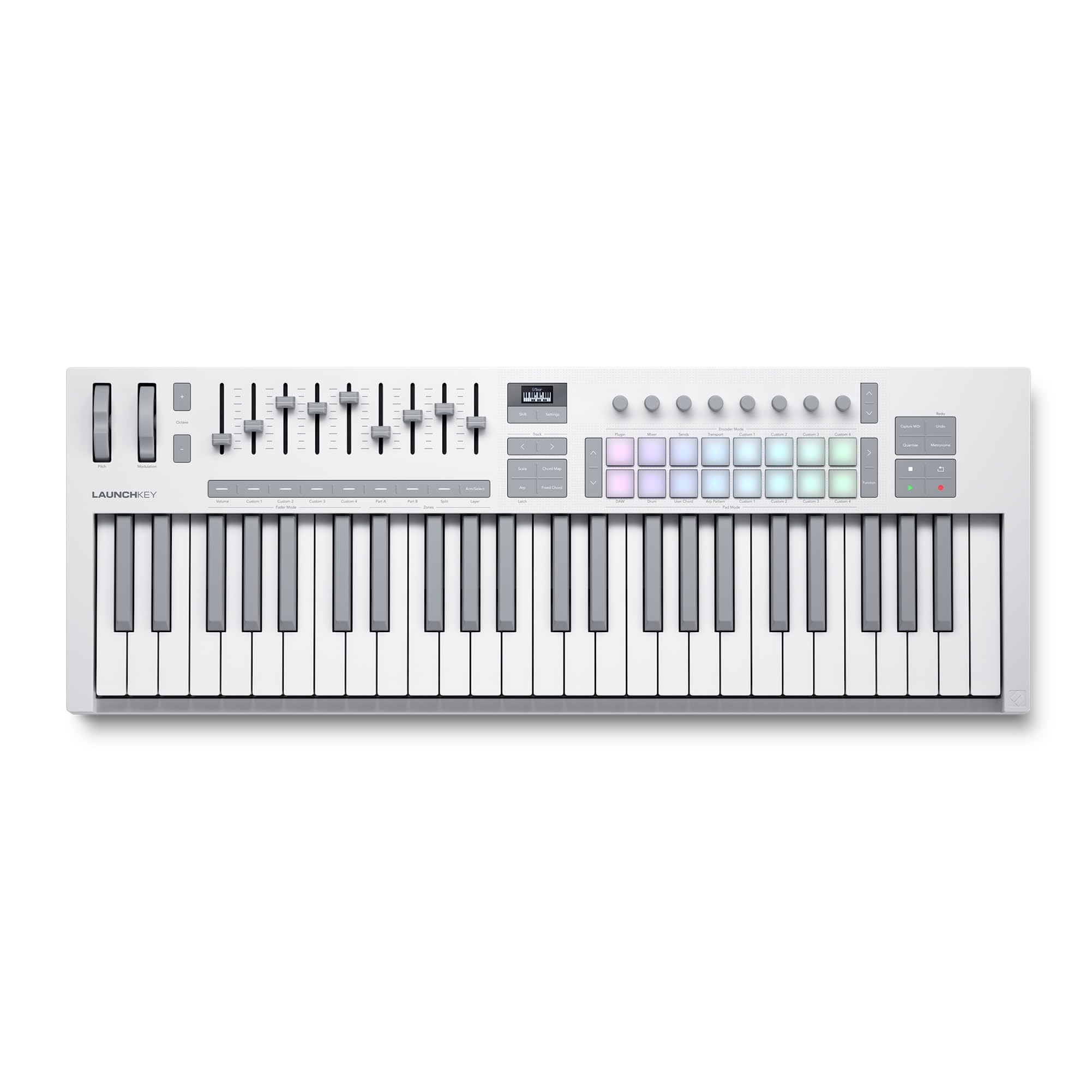 Teclado Controlador Novation Launchkey 49 MK4 White