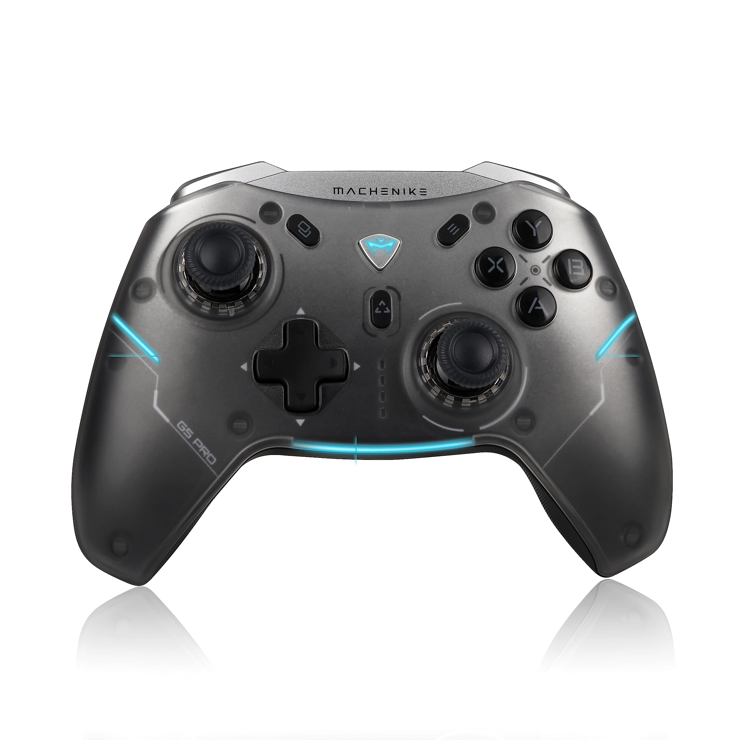 Machenike G5 Pro Tri-mode Switch Controller, USB/Bluetooth 5.0/2.4G, with Programmable Button, Joystick, Hall Trigger, Kailh Micro Switches, Switch Remote Gamepad for PC, NS, iOS, Android, TV box