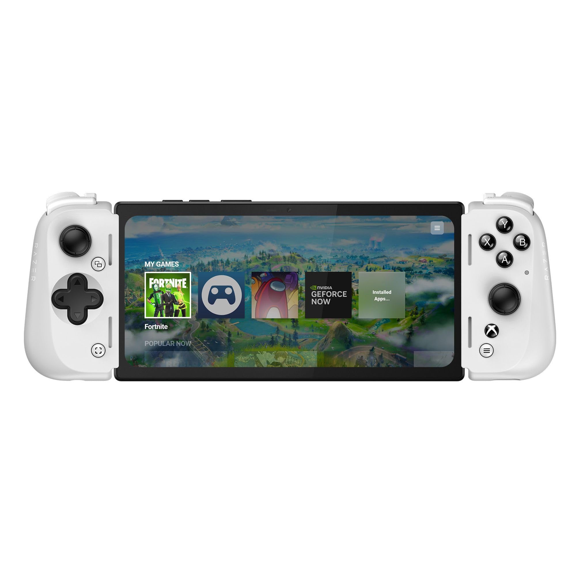 Razer Controle Jogos Mobile Kishi V2 Pro Xbox Edition para Android: Hipersensibilidade Tátil - Ajuste Universal - Transmita Jogos de Pc E Xbox - Jogue Apenas Jogos com Tela Sensível Ao Toque - Branco