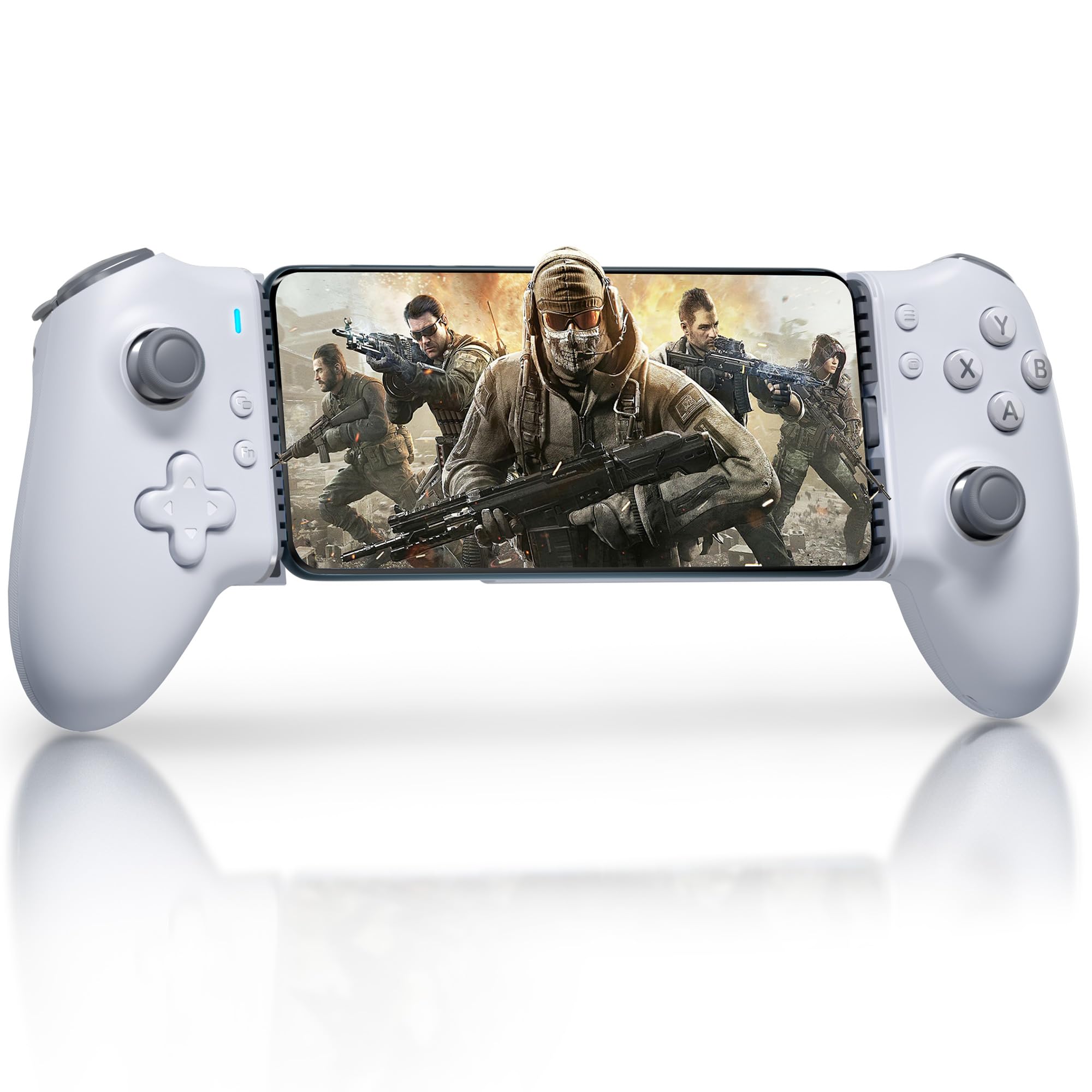 EasySMX M15 Móvil Mando de Juego para Teléfono Android & iPhone 15 Series (USB-C) - con Botones Mecánicos - Hall Joysticks/Triggers - Vibración - Juega Xbox, PlayStation - Bluetooth & Plug and Play