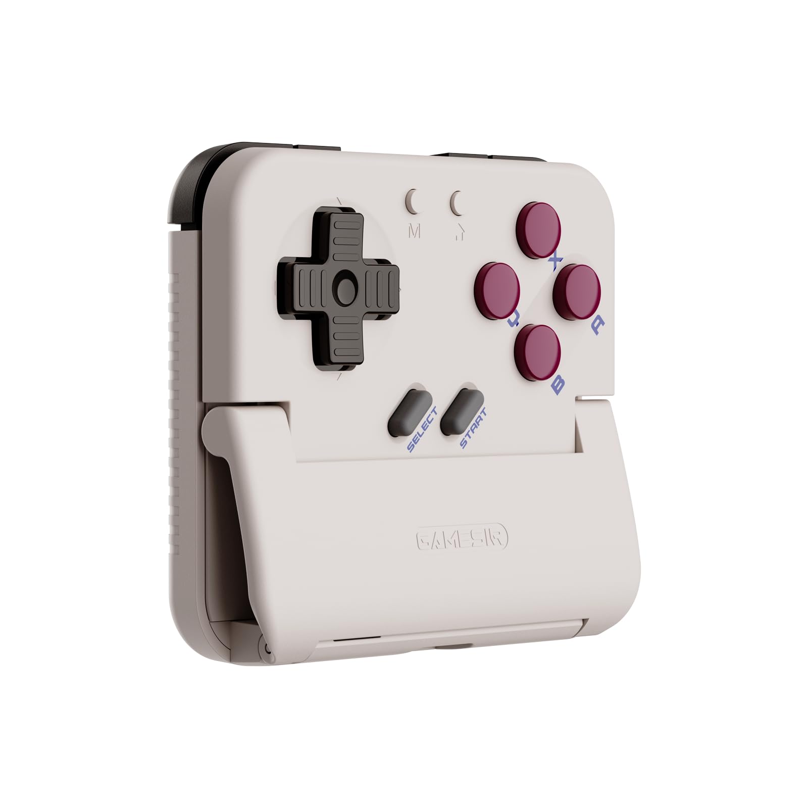 GameSir Pocket Taco – Controlador portátil vertical para Android – Mando para juegos móviles inalámbrico, batería de 600 mAh, ligero con carga pasante, gamepad retro arcade móvil (Blanco)