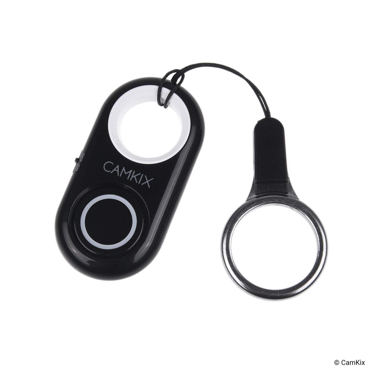 Controle remoto de obturador de câmera CamKix 2X com tecnologia sem fio Bluetooth - Funciona perfeitamente com iPhone/iPad e Android - Alcance: até 10 m - Estilo compacto - Leve-o com você para