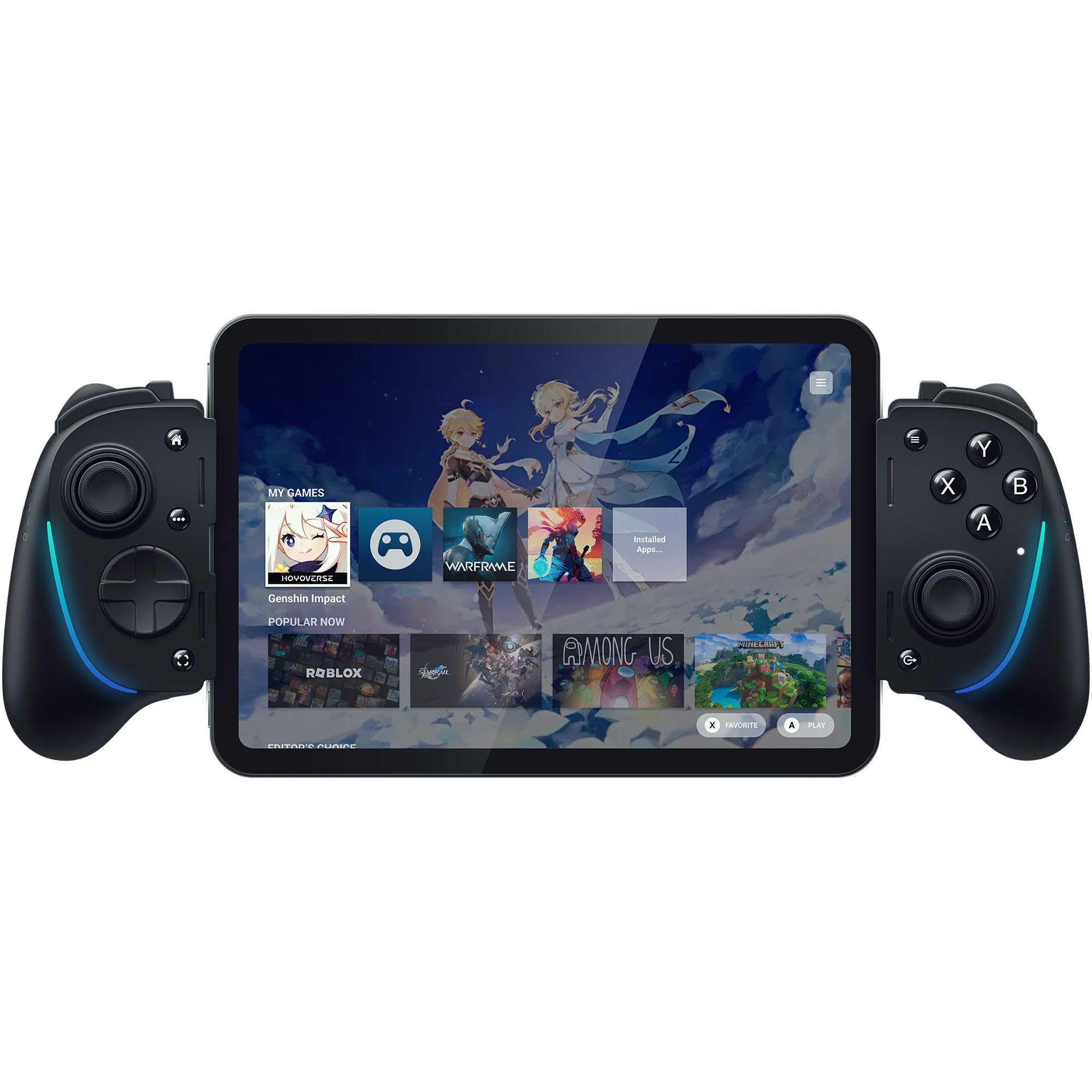 Razer Kishi V2 Ultra | Pro Controls, aderência ergonômica, Chroma RGB, para Android, iPhone 15 e 16, iPad Mini A17 Pro e 6