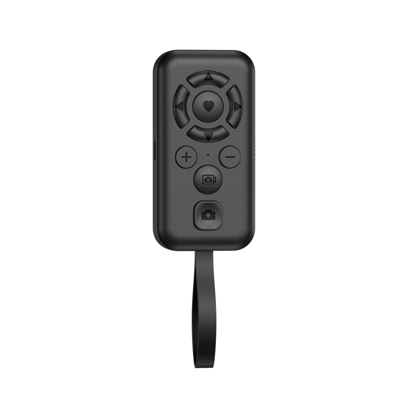 Controle remoto sem fio de 9 cm para iPhone e Android, TikTok Page Turner com Bluetooth 5.3, obturador e zoom da câmera, clique deslizante inteligente para PPT, bateria de longa duração