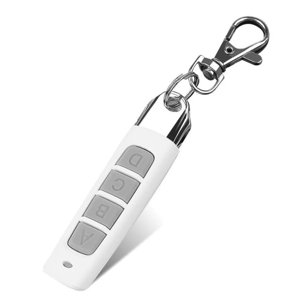 Controle Universal Portão Eletrônico Alarme Chaveiro Mini Cor Branco