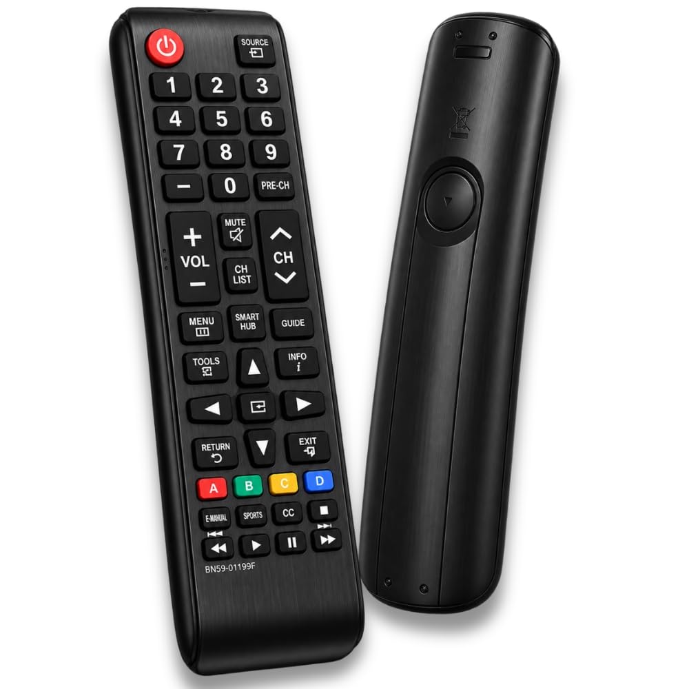 Controle Universal Remoto para todas as Tvs LED HDTV 3D Smart Hub Tecla Futebol-Asabra Linha Premium Compátivel com Samsung - VOLT3M