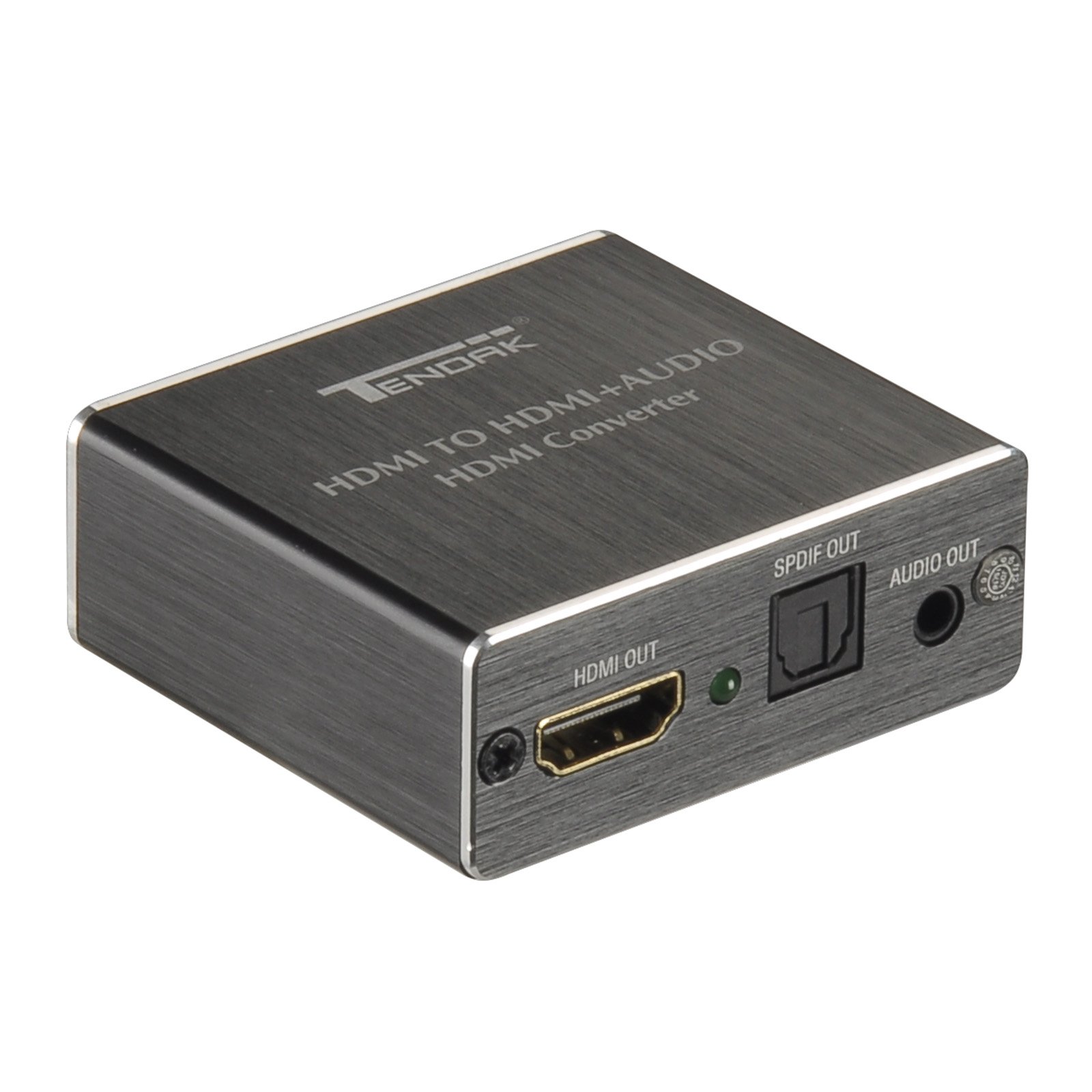 Tendak 4K x 2K HDMI para HDMI e TOSLINK SPDIF óptico + conversor extrator de áudio estéreo de 3,5 mm Adaptador divisor de áudio HDMI (entrada HDMI, HDMI + saída de áudio digital / analógica)