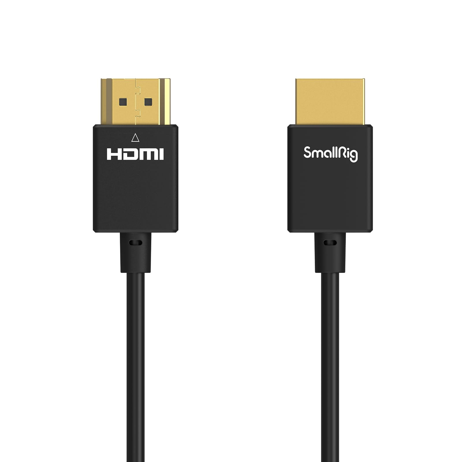 SMALLRIG Cabo HDMI ultrafino A para A 35 cm/1,15 pés 4K@60Hz - 2956B | Cabo fino hiperflexível, suporta 4K a 60Hz, Ethernet e ARC, tipo A macho para macho para câmera, monitor/cardan