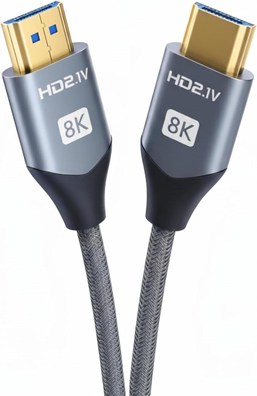 Cabo HDMI 2.1 8K 2 m HDR10 eARC VRR Conector Ouro para TV 4K PC Gamer