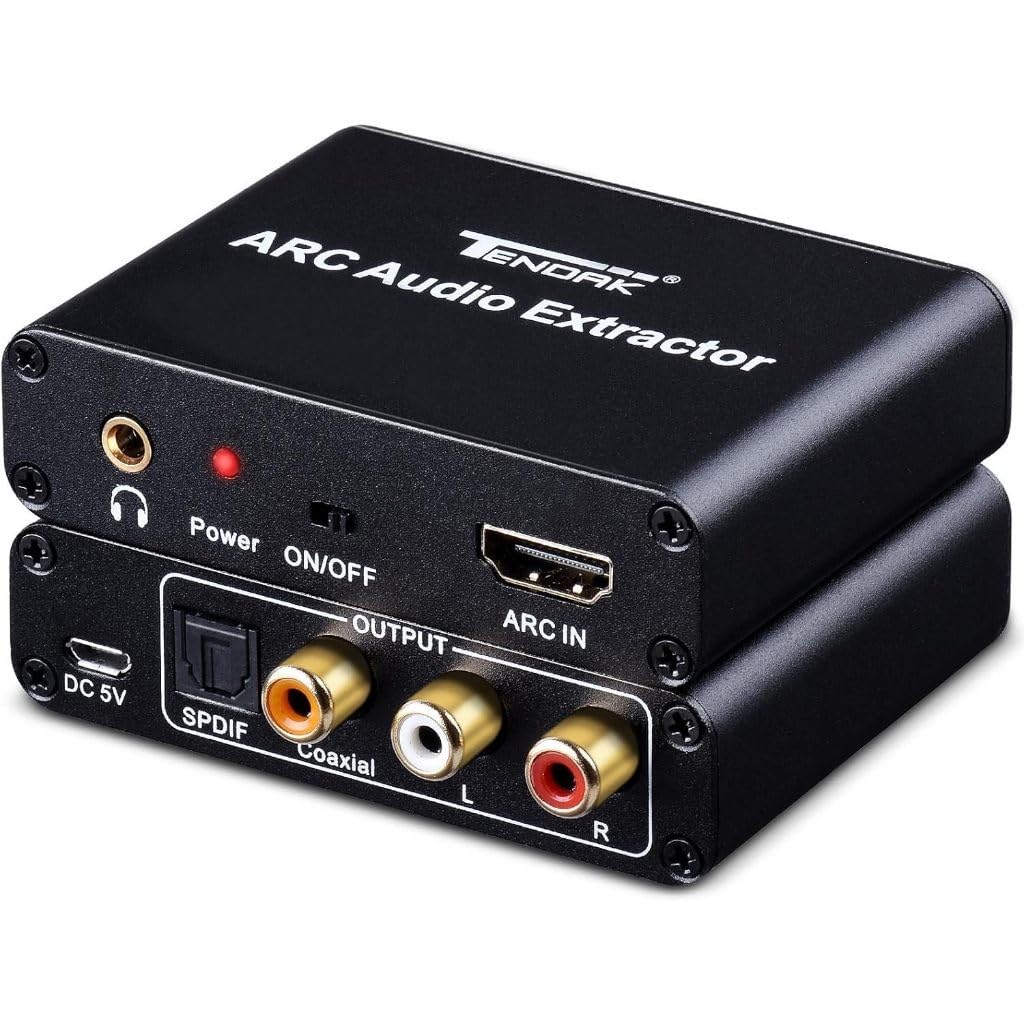 Extrator Audio Hdmi2k.4k Rca+P2 Com Arc