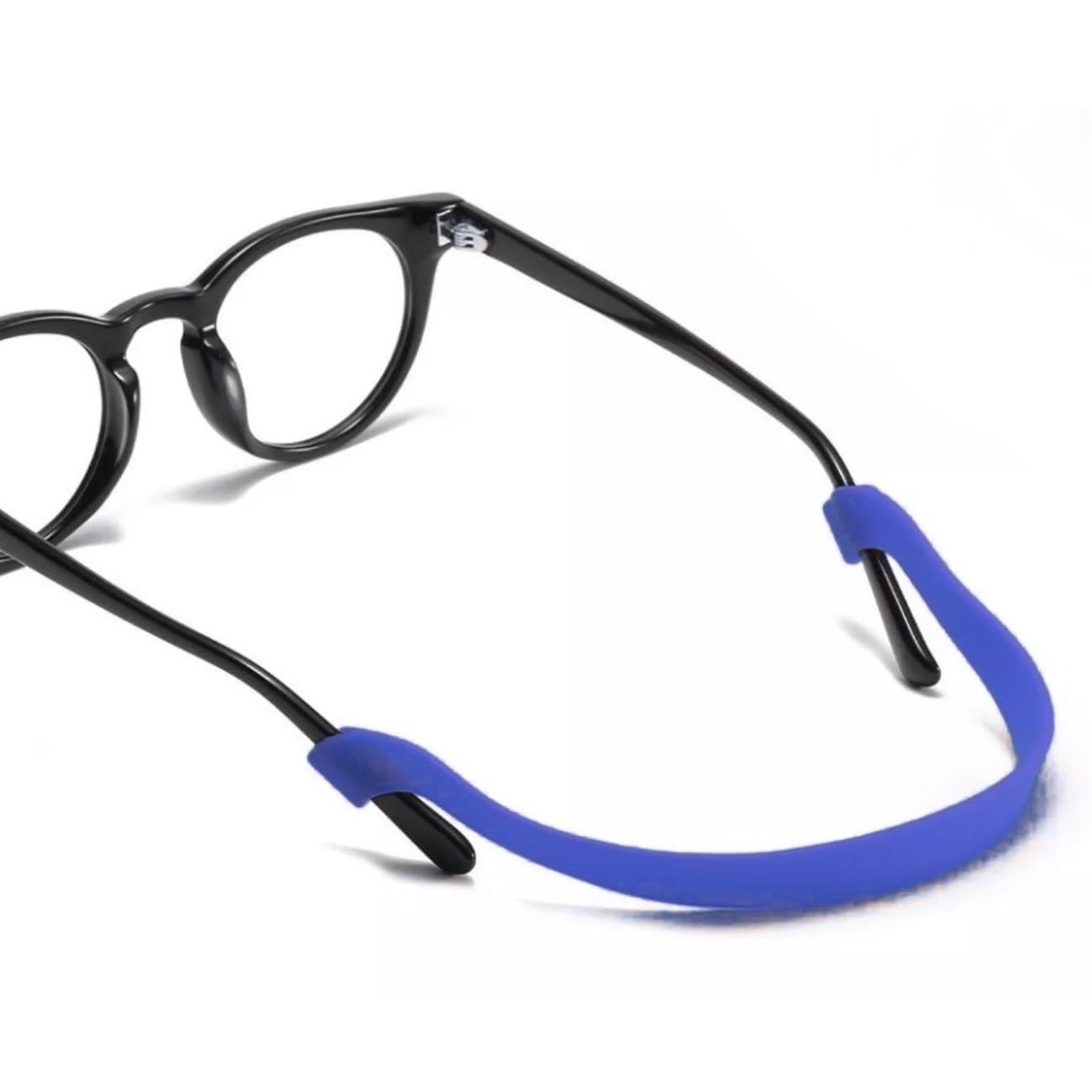 01 Cordinhas Cordão Corrente Silicone Segura Óculos Infantil Cores à Escolha Confortável (Azul)