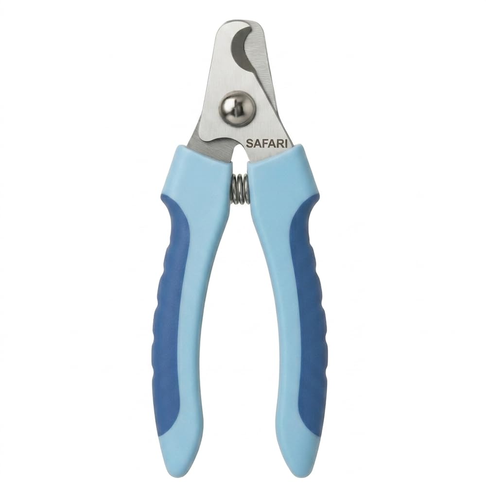 Alicate Cortador de Unhas Profissional para Cachorros e Gatos, Com Lâmina em Aço Inox, Trava de Segurança, Cabo Antiderrapante Ergonômico, Corte Preciso para Pets de Pequeno, Médio e Grande Porte