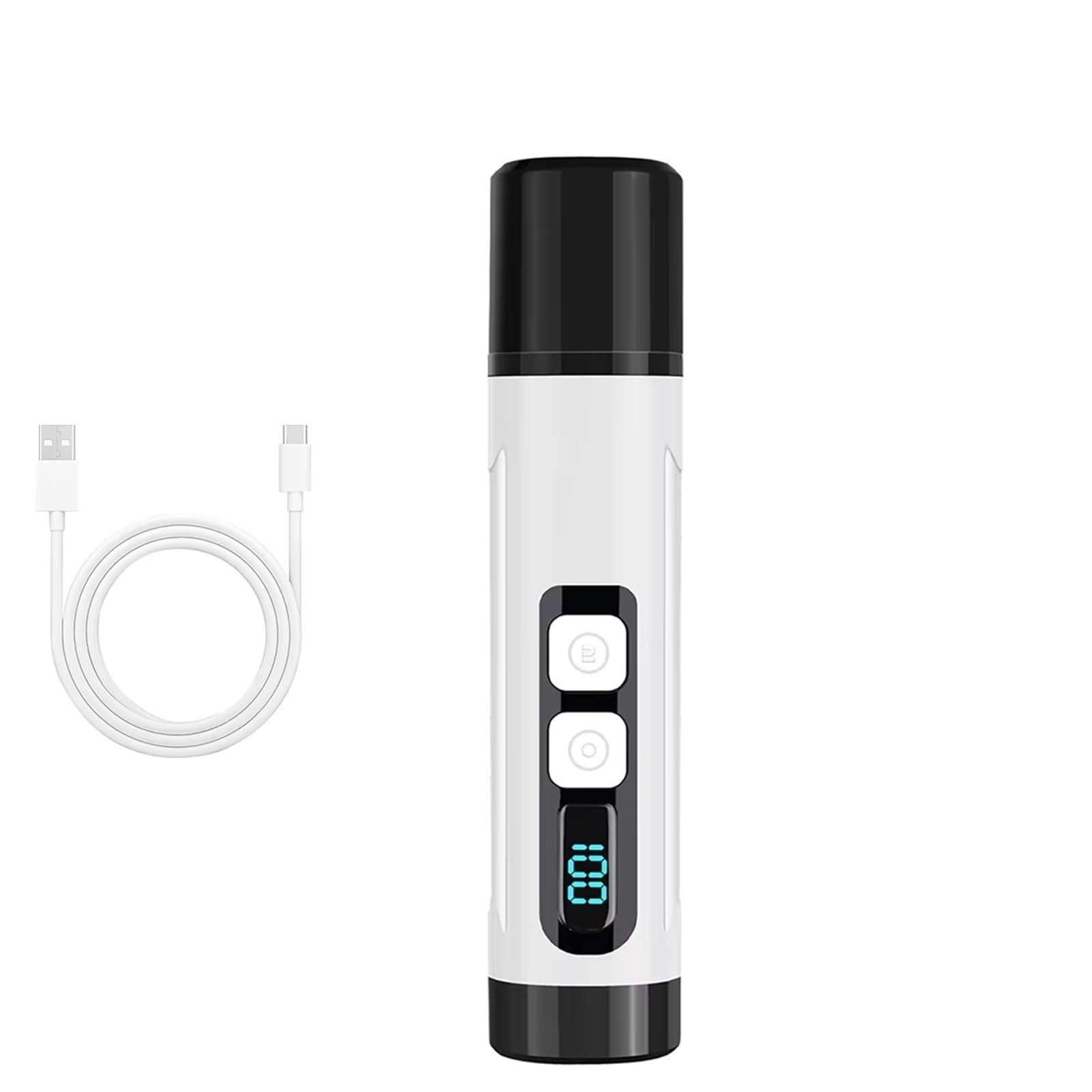 Moedor Elétrico Unhas Animais Estimação Com Luz LED Cortador Unhas Para Cães E Gatos Recarregável Por USB Cortador Unhas Patas Cuidados com as unhas