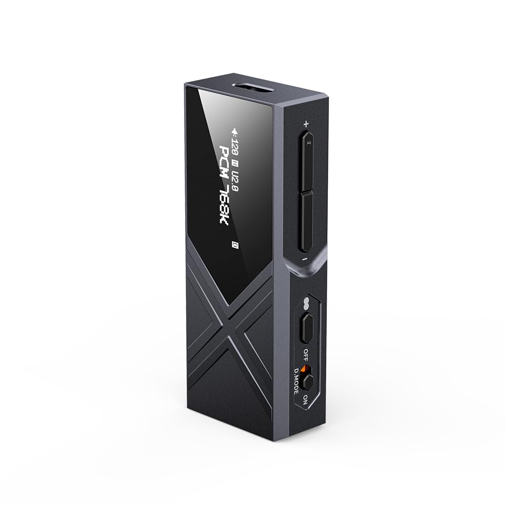 FiiO KA17 decodificador de áudio HiFi USB DAC portátil, ES9069Q PCM768 DSD512 saída 3,5/4,4 mm para Android, iOS, Mac Win10 (preto)