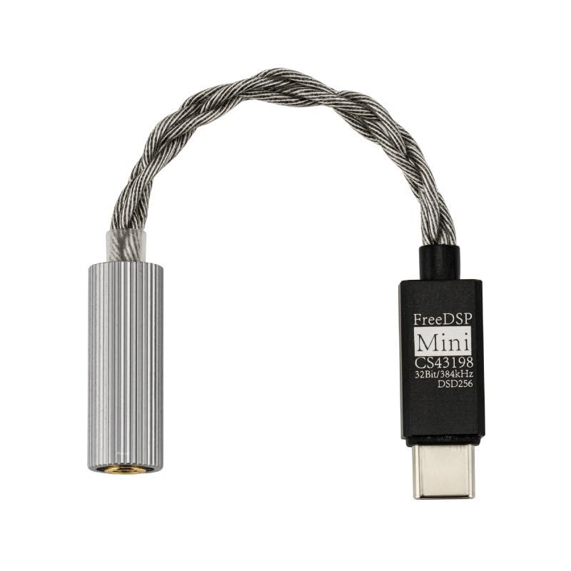 Moondrop Mini amplificador de decodificação portátil USB-C grátis DSP Mini HiFi CS43198 3,5 mm CITA adaptador DAC AMP
