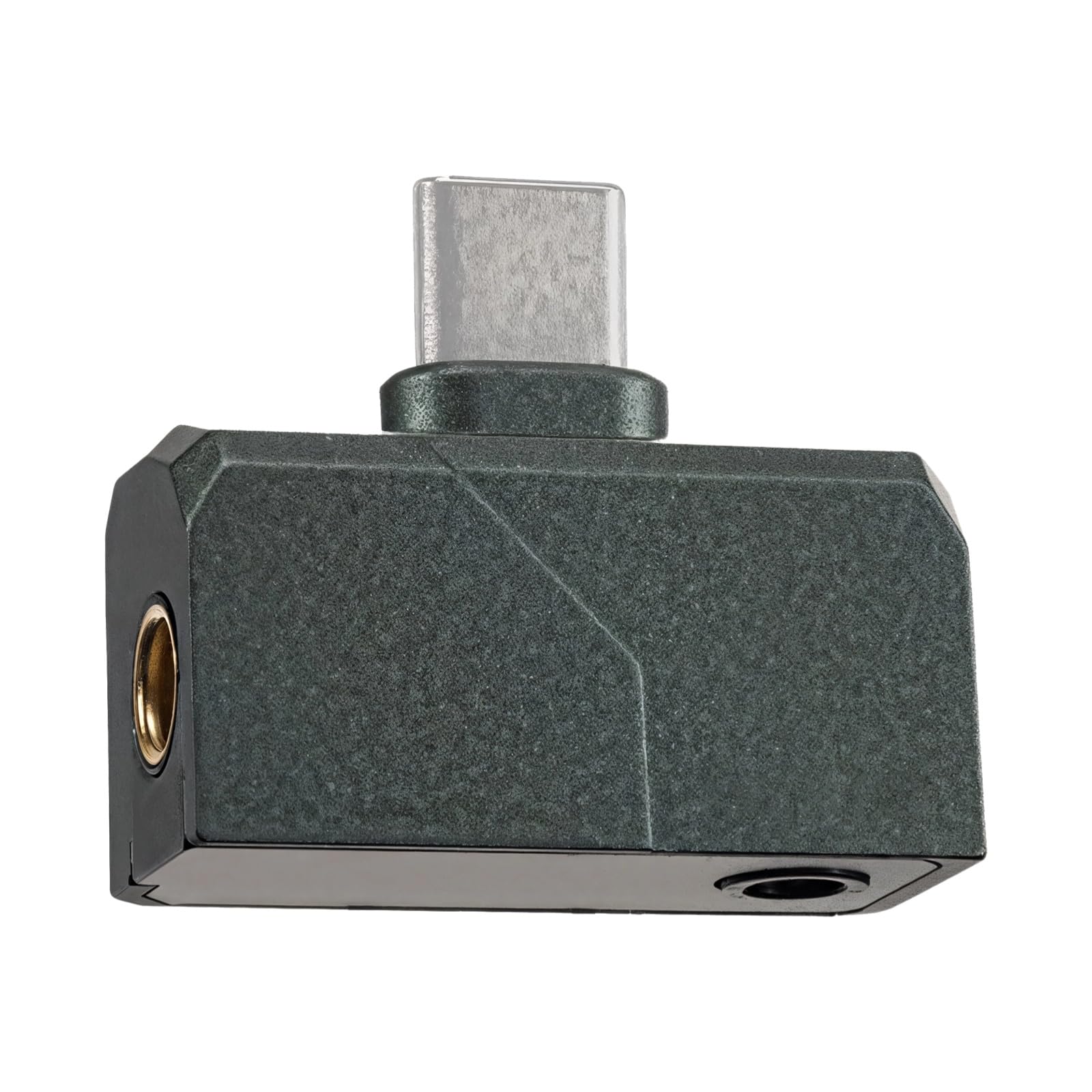 Amplificador de fone de ouvido USB-C DAC tipo C para 0,4 cm/0,4 cm, portátil, 32 bits 384 kHz de alta resolução, baixa distorção, liga metálica, leve, para fones de ouvido
