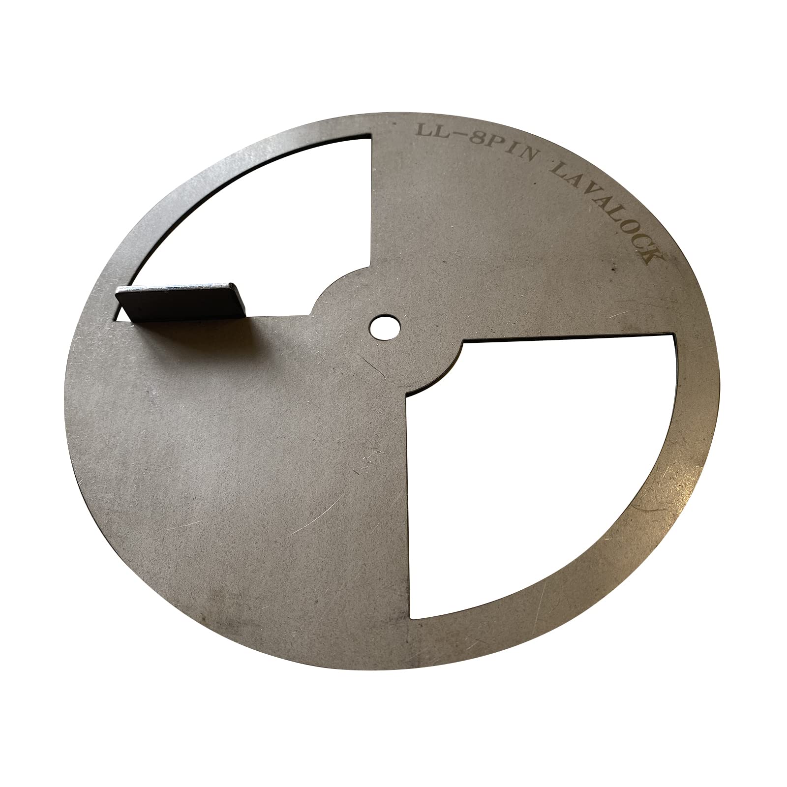 LavaLock® Smoker Pinwheel churrasco ar damper pit Grelha Ventilação, aço 4 6 8 12 (8 polegadas de diâmetro)