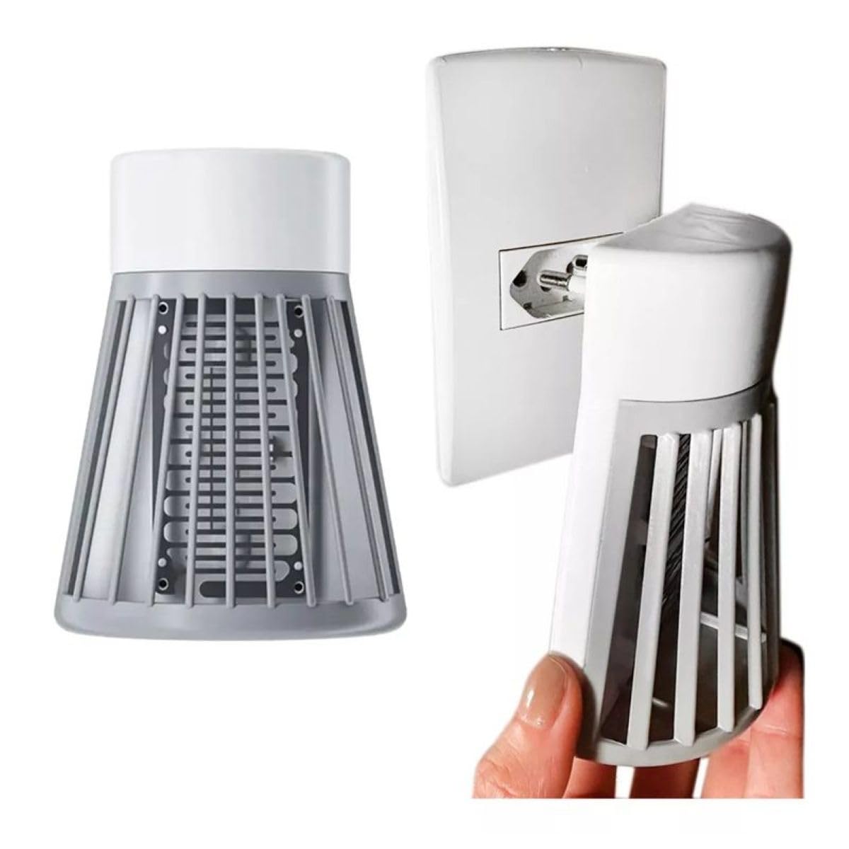 Repelente Eletrônico de Tomada 220V com Lâmpada UV Mata Mosquito, Silencioso 35dB Compacto e Eficiente.