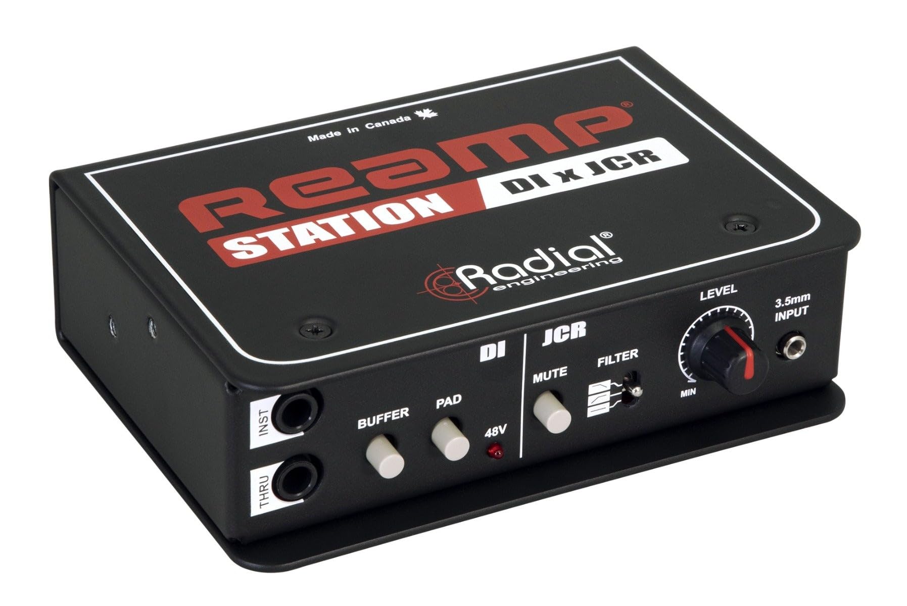Radial Reamp Station Combo Active Direct Box & Reamp JCR