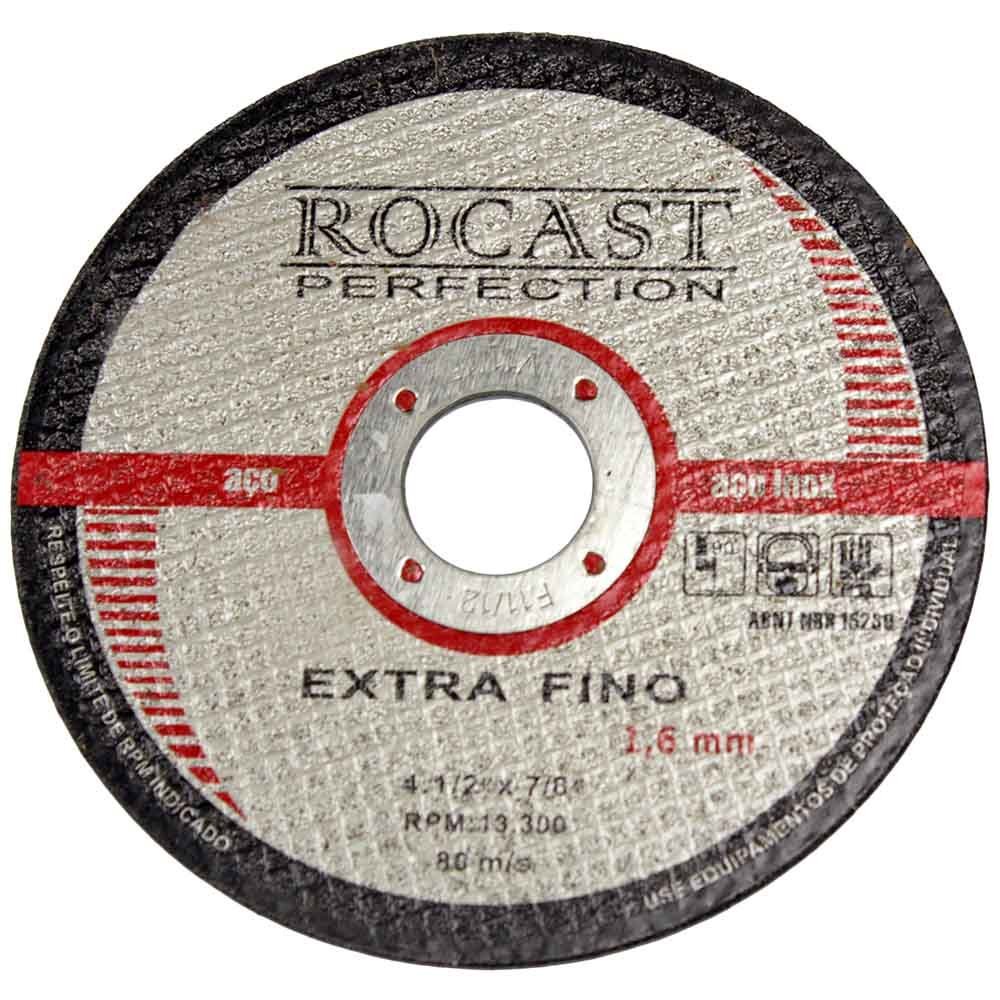 Disco de Corte Extra Fino 4.1/2 Pol. x 1,6mm-ROCAST-134.0003