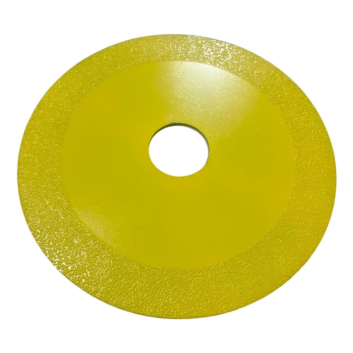 Disco de Corte Profissional para Vidro e Cerâmica, 115mm x 22mm, 13000 RPM, Amarelo, Lâmina de Corte para Piso e Porcelanato